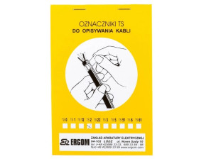 Oznacznik do opisywania ręcznego TS 2 biały E04ZP-02010100300 /150szt./