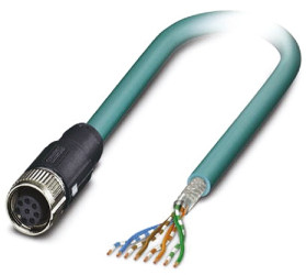 Kabel Ethernet Cat5 długość 2m Z zakończeniem Phoenix Contact