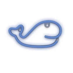 Neon LED WIELORYB niebieski Bat + USB FLNE19 Forever Light