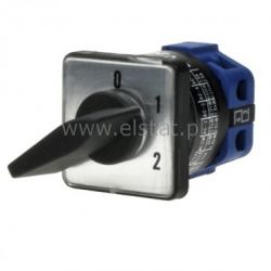 Wyłącznik 10A, 1tor, 1war ( 0-1-2) ( 30x30mm)