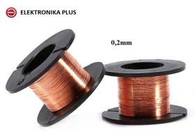 DRUT NAWOJOWY POJEDYNCZO EMALIOWANY 0,2mm 0,1kg DNE-0,20-L-GR1