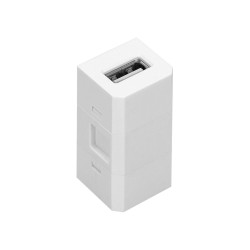 Kostka z gniazdem USB do gniazda meblowego OR-GM-9011/W lub OR-GM-9015/W OR-GM-9011/W/USB