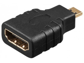 Adapter HDMI, pozłacany