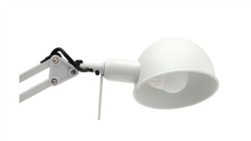 Lampka Biurkowa Max 10W Led E14 Ip20 Ii Klasa Pixa Kt-40-W Biały 19300