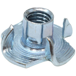 METALMATE MEMPTN05 Pronged Tee Nut ZP M5 x 8.0mm (Box 25)