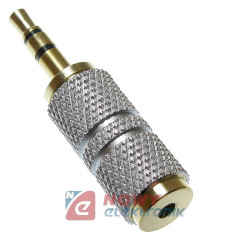 Przejście wt.3,5st/gn.2,5st jack chromowany JP416 VITALCO ADAPTER