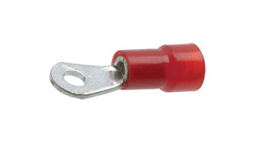 Ring cable lug Red 4.3mm PU=Pack of 100