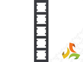 LUMINA INTENSE Ramka 5 pięciokrotna pionowa czarna WL5653 HAGER