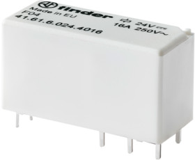 Relay, 1 Form C (NO/NC), 24 V (DC), 885 Ω, 16 A, 400 V (AC), bistable, 41.61.6.024.4016