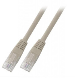 Kabel krosowy patchcord securityNET UTP kat.5e szary 0,5m PVC PC-5EUTPPVC-GY0.5