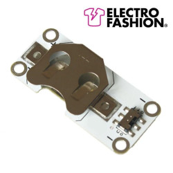 Kitronik Electro-Fashion, Switched Coin Cell Holder - CR2032
