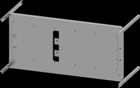 Mounting plate, metal, (L x W x H x D) 800 x 800 x 350 x 400 mm, for 3VA12 (250A), 3 pole, 8US structure, 8PQ6000-8BA41