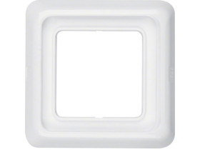 IP44 Ramka 1 pojedyncza z uszczelką biały 53132809 HAGER
