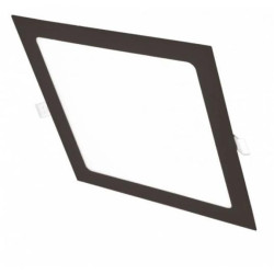 DOWNLIGHT podtynkowy KWADRAT 292x292 24W 4000K 1920lm Czarny