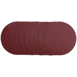 Draper 03156 Sanding Discs 125mm Hook &amp; Loop 240G (Pack of 10) - 03156