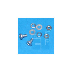 Śrubka M3x6mm (+) OC. WALCOWA + NAKRĘTKA + PODKŁADKI - 10KPL