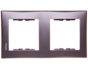 SEDNA Ramka podwójna pionowa grafitowa SDN5801170