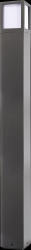 730498 Bollard light, Facado II rectangular opal 1000 mm, 1x E27, grey