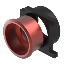 Ramka przycisku, Zestaw ramki przedniej, do uzytku z: Przycisk, Okrągły