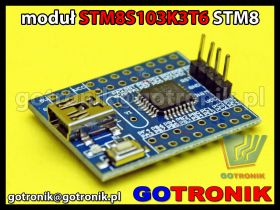 Mini moduł z STM8S103K3T6 STM8