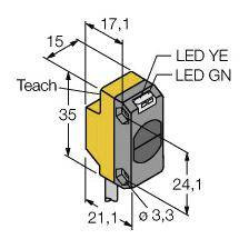 Czujnik dyfuzyjny Turck QS18EP6DB 3068746 1 szt.