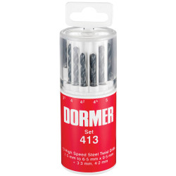 Dormer A191413 A191 No.413 Metric HSS Drill Set of 13 1.5-6.5 x 0.5mm