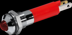 19060353 LED signal light, flashing red, 24 VDC, Ø8 mm, 80 mcd