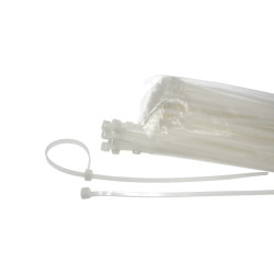 Opaska kablowa nylonowa NOK3/80 biała (100 szt.) Next