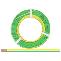 Donau 325-354-50 Elektronik Strand 3x0.25mm&#xB2; Yellow/White/Green 50m