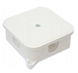 Puszka n/t instalacyjna 85x85x35 pusta biała 400V IP44 ViPlast 027-01