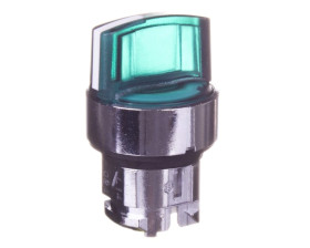 Napęd przełącznika 3 położeniowy zielony z podświetleniem z samopowrotem ZB4BK1533