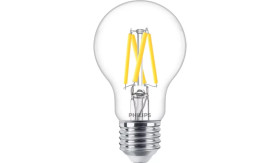 Żarówka LED Philips MASTER 3.4W zamiennik 40W 470lm ściemnialna 2200-2700K LEDBulb DT3.4-40W E27 CRI95A60CL G Szkło przezroczyst