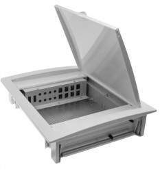 Rozdzielnica multimedialna teleinformatyczna RO-2P biała, drzwi plastikowe IP40 C.1524-ITM/B