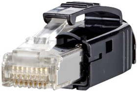 Metz Connect Kabel złącze męskie RJ45 Metz Connect Kabel 1401505012-E złącze męskie czarny 1 szt.