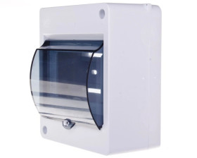 Rozdzielnica modułowa 1x5 natynkowa IP30 MINI S-5 z pokrywą dymną N (1x2,5mm2) 2305-11