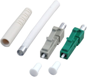 FO plug, LC, multimode, ceramic, beige, 53233.9