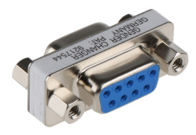 Adapter D-sub z typu D-Sub z 9 stykami na rodzaj Żeński z rodzaju Żeński na typ D-Sub z 9 stykami