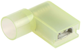 Konektor płaski Żeński 6.35 x 0.8mm 4 → 6 mm², 12 → 10 AWG długość 17.4mm Izolacja: Izolowane Cyna