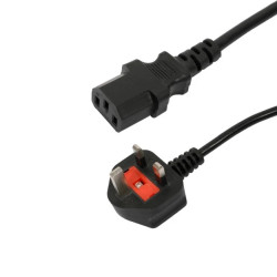 Kabel zasilający angielski 1,8m UK C13 BS1363 ESPE