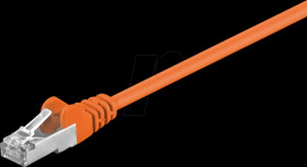 93462 Cat.5e F/UTP patch cable CCA orange 3.0 m