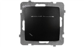 Karo Łącznik Schodowy Z Podświetleniem Czekoladowy Metalik Łp-3Ss/M/40