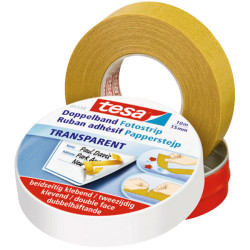 tesa&#xAE; 05338 Double Sided Tape - Transparent 15mm x 10m