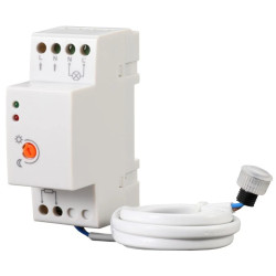 Czujnik zmierzchu z sondą zewnętrzną na szynę DIN do LED 3000W IP65 20A 6S-CZ3