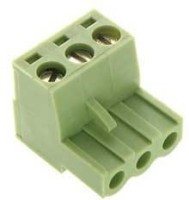 ST-CPF3 Kostka zaciskowa potrójna, prosta, z gniazdem - raster 5,00 mm
