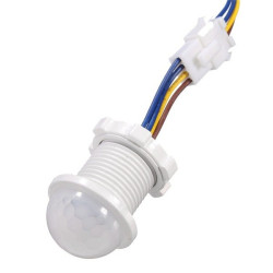 230V PIR Infrared Motion Detector - 20mm - LED