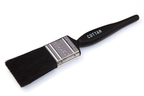 Pędzel do farbkształt: płaski, rozmiar Cienki średnica 38mm Tworzywa sztuczne Cottam