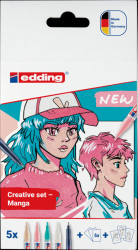 4-5300-1800-5-1 Acrylic marker, Manga creative set, 15-piece