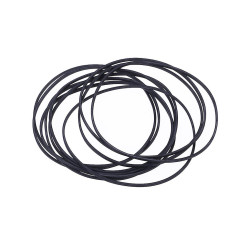2.0x90mm Round Rubber Drive Belts - Audio Drive for Tape Recorder, Deck, CD-ROM, Electronics - 10 pcs