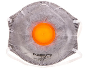 Półmaska przeciwpyłowa z aktywnym węglem FFP2 z zaworem 3 szt. 97-301