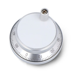 Enkoder inkrementalny CNC - 100 impulsów na obrót - średnica 60mm - srebrny - Adafruit 5735